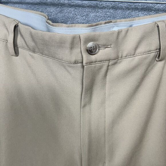 Greg Norman Men's 36x30 Tan Khaki Flat Front Golf Chino Pants M - Picture 8 of 16